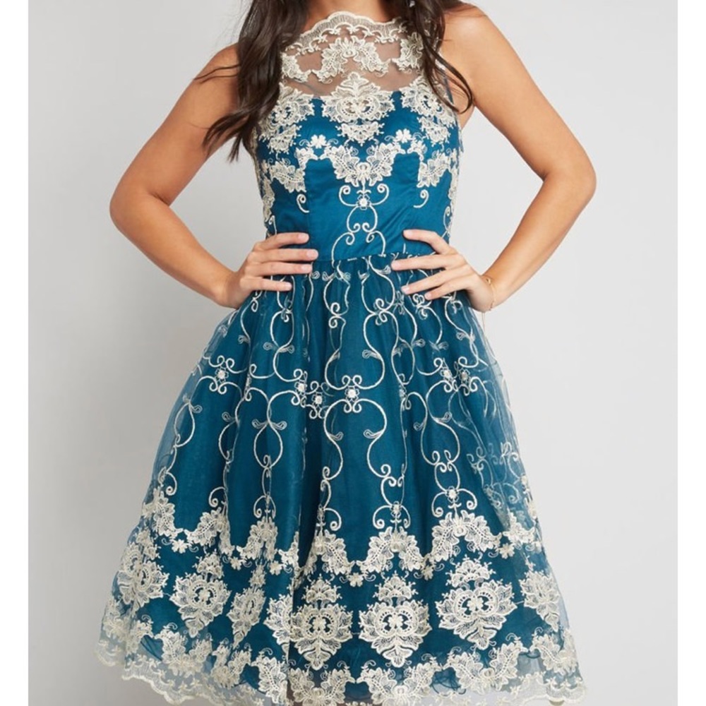 New with tags Chi Chi London Dress, Size 4.